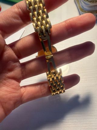 Reloj Viceroy acero bañado en oro