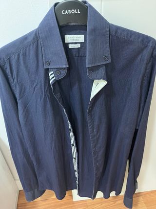 Camisa Zara Hombre Talla M Slim Fit