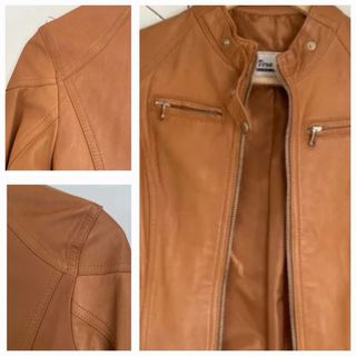 Chaqueta de piel Made in Italy 100% piel