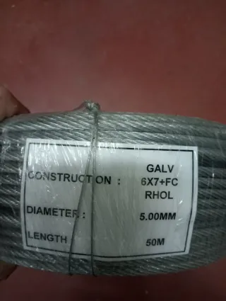 Rollo de cable Acero galvanizado