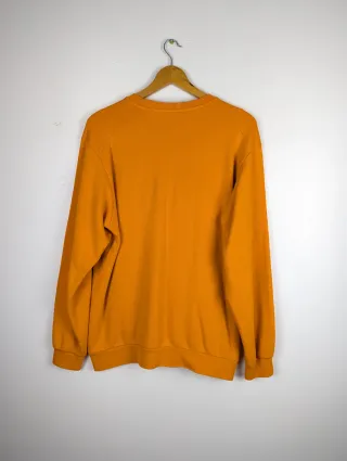 Adidas Orange Sweatshirt Big Logo Crewneck XL