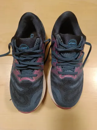 ASICS Gel Nimbus 23 Zapatillas Correr Azul/Rosa