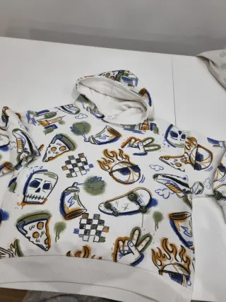 Sudadera Zara juvenil T. 13-14 estampada