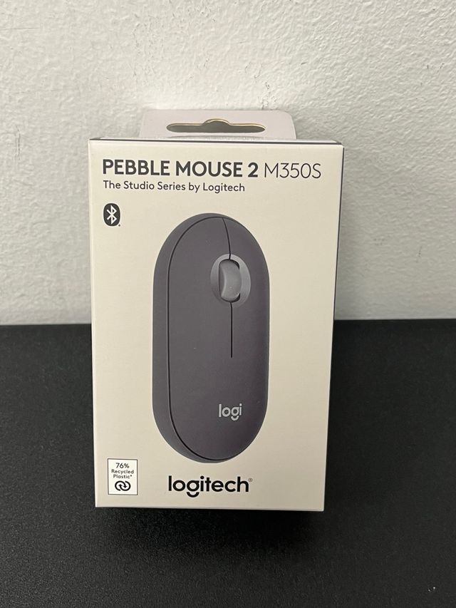 Logitech Pebble Mouse 2 M350s Ratón Bluetooth Gris