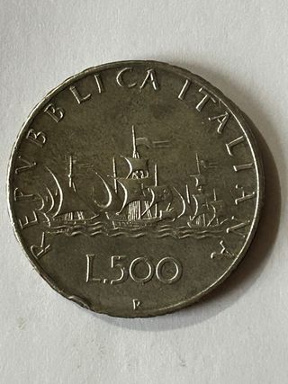 Moneta L.500 Repubblica Italiana