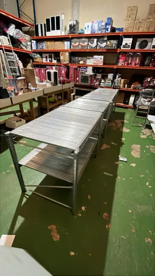 Estantería galvanizada industrial