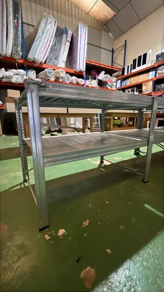 Estantería galvanizada industrial