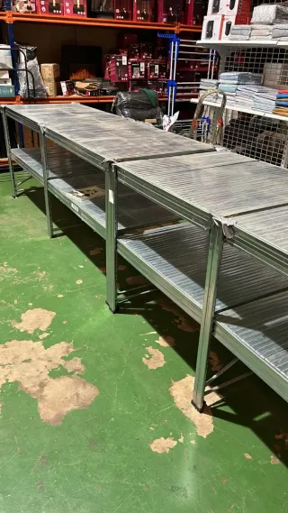 Estantería galvanizada industrial