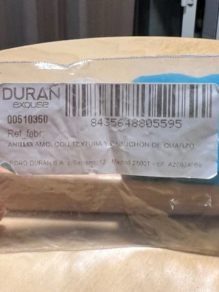 Anillo Duran Excalibur Cuarzo Marrón Plata