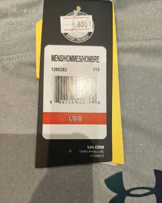 Conjunto Under Armour T-shirt y Shorts Talla L