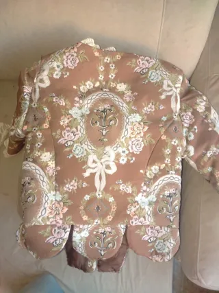 Traje de Fallera Adulto Marrón Multicolor