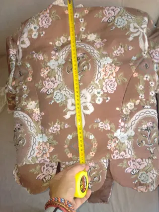 Traje de Fallera Adulto Marrón Multicolor