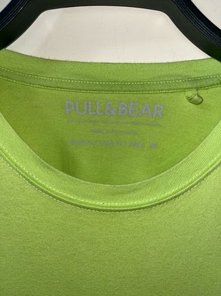 Camiseta Pull&Bear Verde Talla M