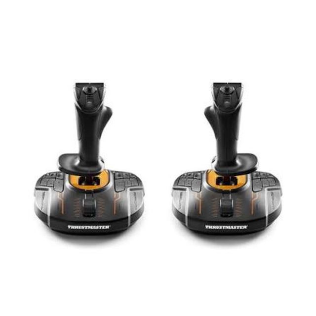 2 Joysticks Thrustmaster T16000M con Soportes