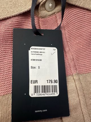 Jersey Tommy Hilfiger Rayas Beige y Rosa