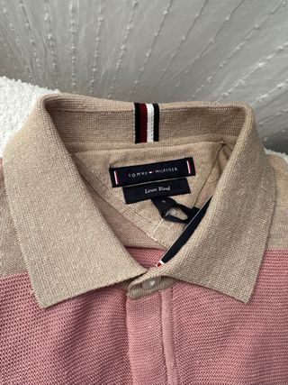 Jersey Tommy Hilfiger Rayas Beige y Rosa