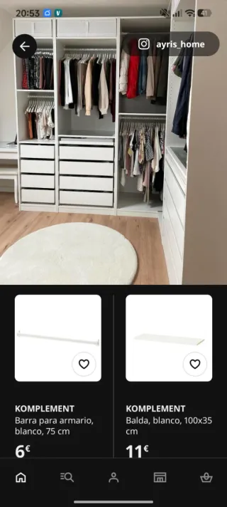 Armario Modular PAX Blanco Ikea