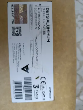 Dainese Kit Shoulder Alluminio Nero