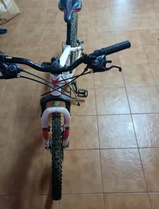 Bicicleta juvenil blanca BIOCYCLE