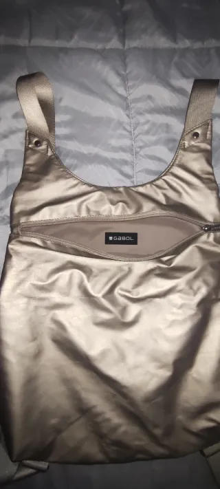 Mochila Antirrobo Color rosado/Plateado