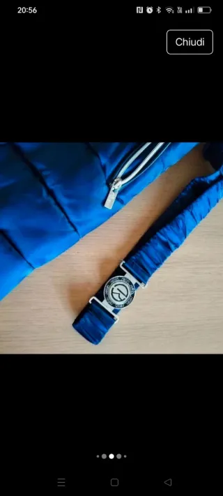 Giubbino bambina 10 anni blu