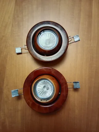 Faretti da incasso marroni