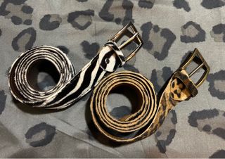 Cinturones Mujer Animal Print Sin Usar