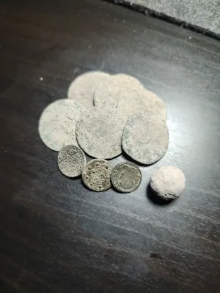 Lote de monedas antiguas