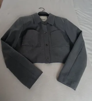 Traje chaqueta y pantalón Pull&Bear gris