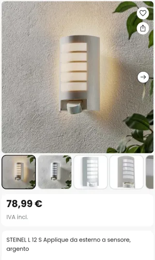 Lampada da esterno STEINEL L 12 S