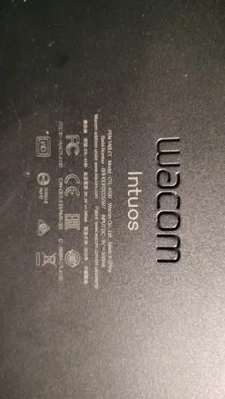 Tableta Gráfica Wacom Negra