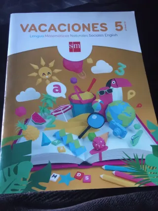 vacaciones quinto de primaria