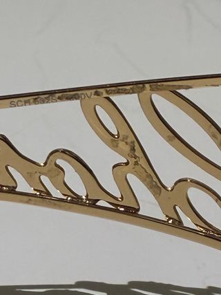 Occhiali Chopard Vintage Oro e Verde