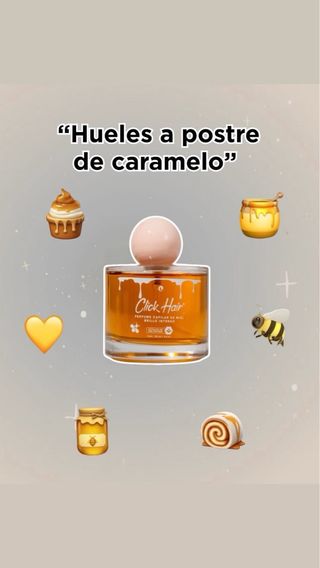 Perfume Capilar Click Hair Miel Brillo Intenso