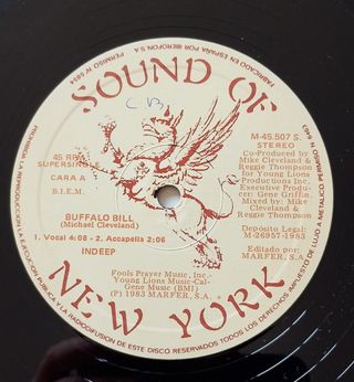 Indeep Buffalo Bill Vinilo 12