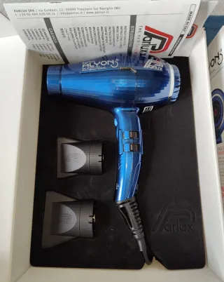 Secador Parlux Alyon Azul Ionizador Antibacteriano