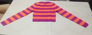 Jersey rayas naranja y morado