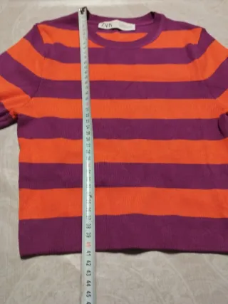 Jersey rayas naranja y morado