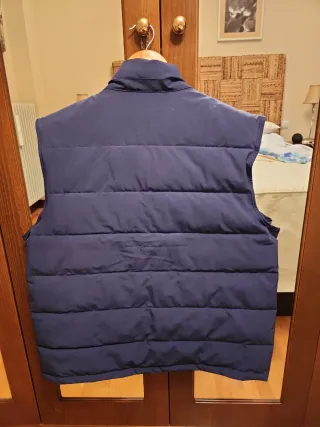 Chaleco acolchado hombre azul