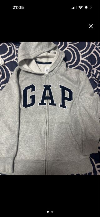 Sudaderas Gap Roja con Cremallera