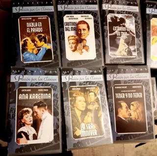 Lote 6 Películas Clásicas VHS