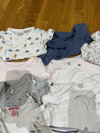 Lote bodies bebé 3-6 meses (68 cm)