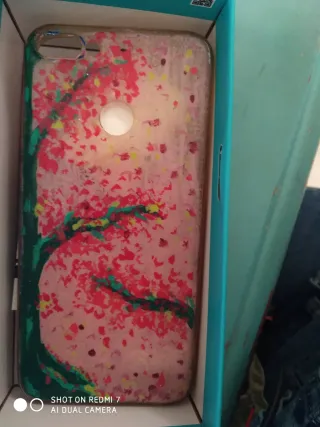 Funda Honor 9i pintada a mano