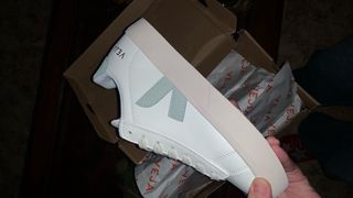 Veja T37 verdes y blancas