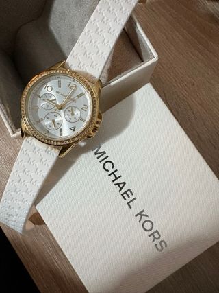 Reloj Michael Kors Dorado y Blanco