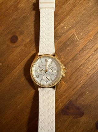 Reloj Michael Kors Dorado y Blanco