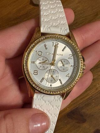 Reloj Michael Kors Dorado y Blanco