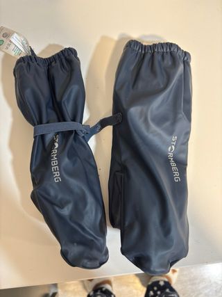 Manoplas niño impermeables azul  de 5 a 8 años