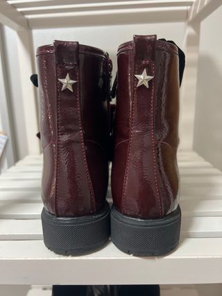 2 pares de Botas Zara y gioseppo charol