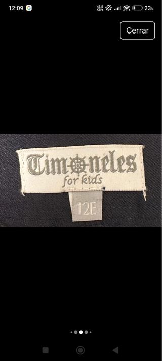 Traje de Comunión Azul